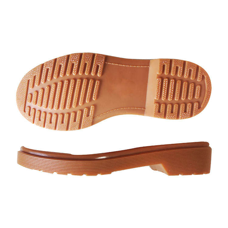 Classic natural color Martin shoes transparent rubber soles with welt