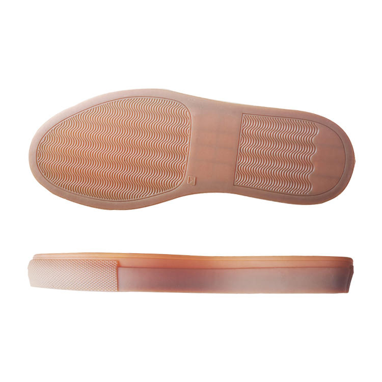Factory direct sell Transparent lightweight rubber skateboard shoes sole  coffee color