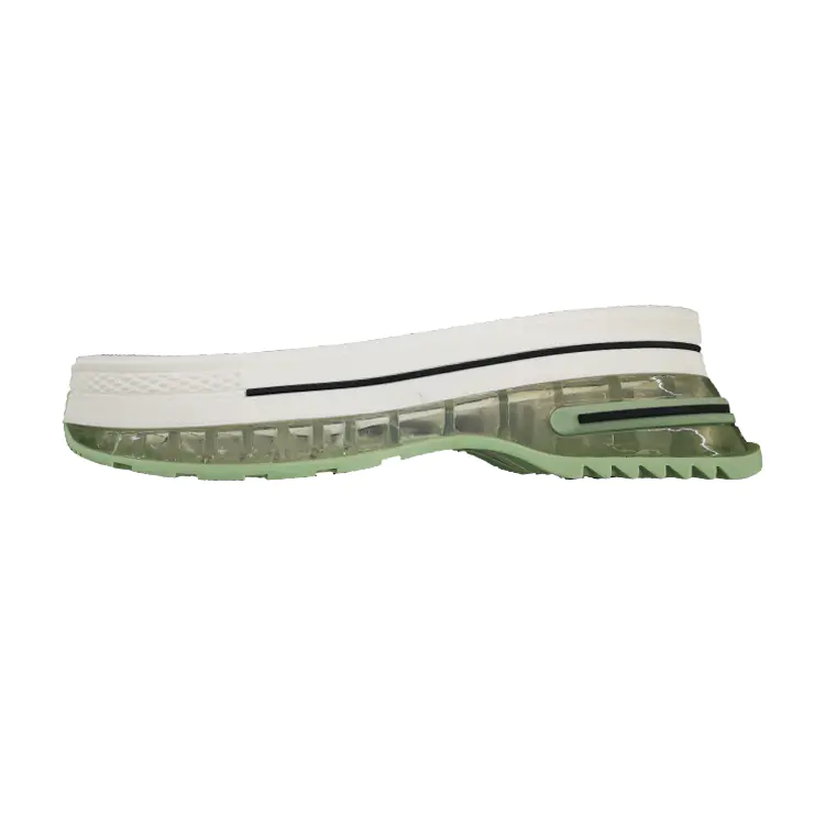 Comfortable multicolor transparent TPR sole for women sneaker