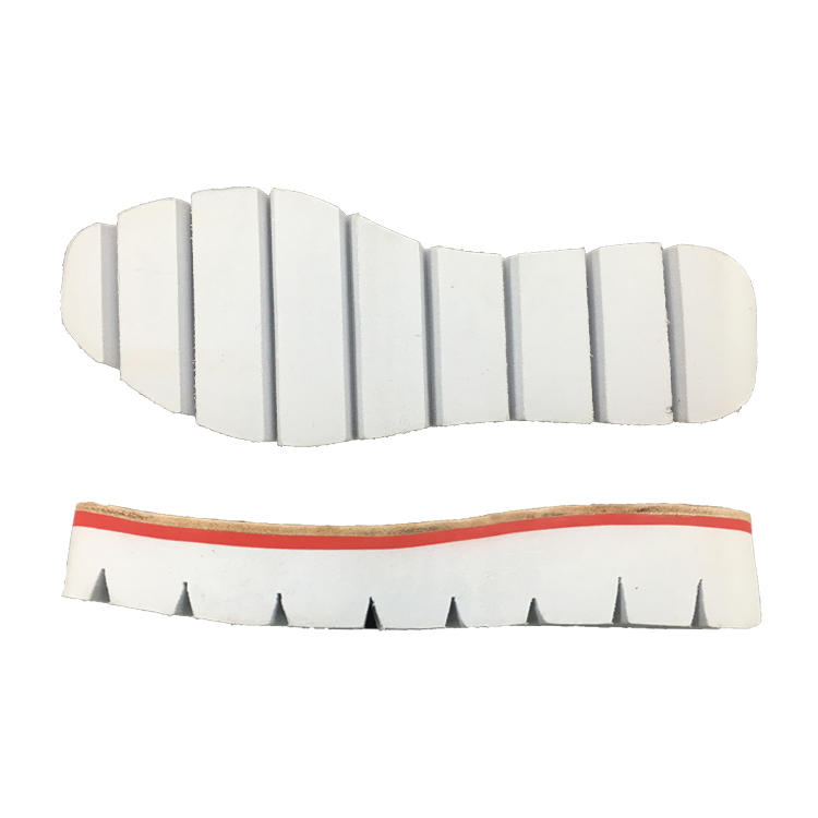 Comfortable ultralight white EVA foam two-color sandwich combination sole for casual shoes