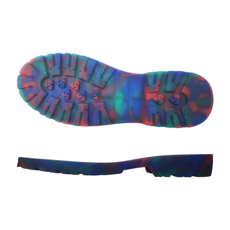 New design transparent camouflage luminous rubber ousole for women business dress shoes