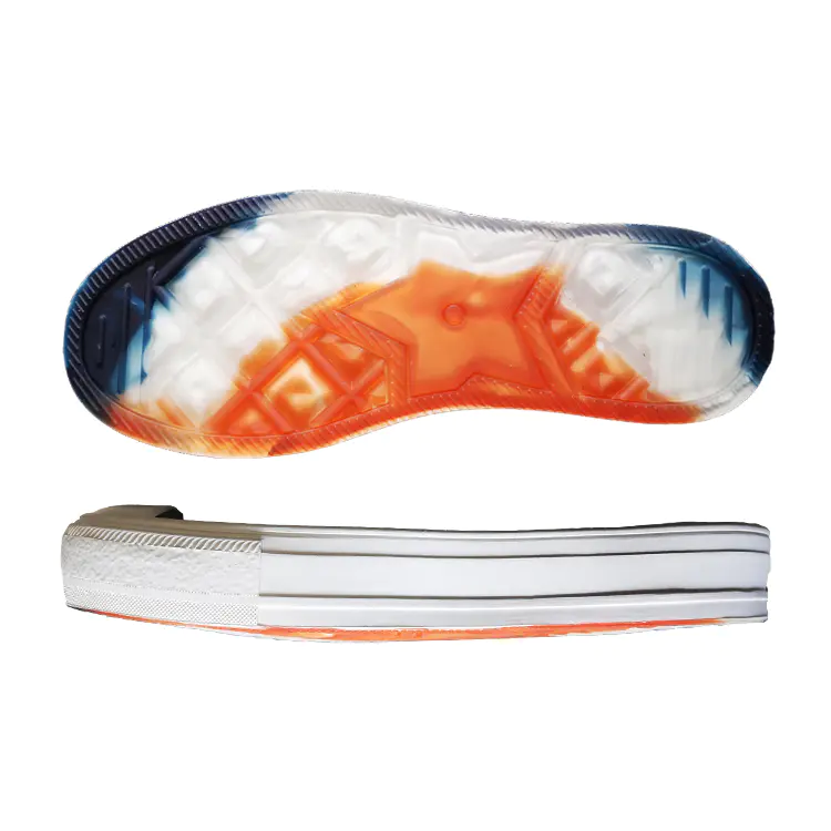 New style transparent camouflage cold sticky vulcanization rubber sole for skateboard