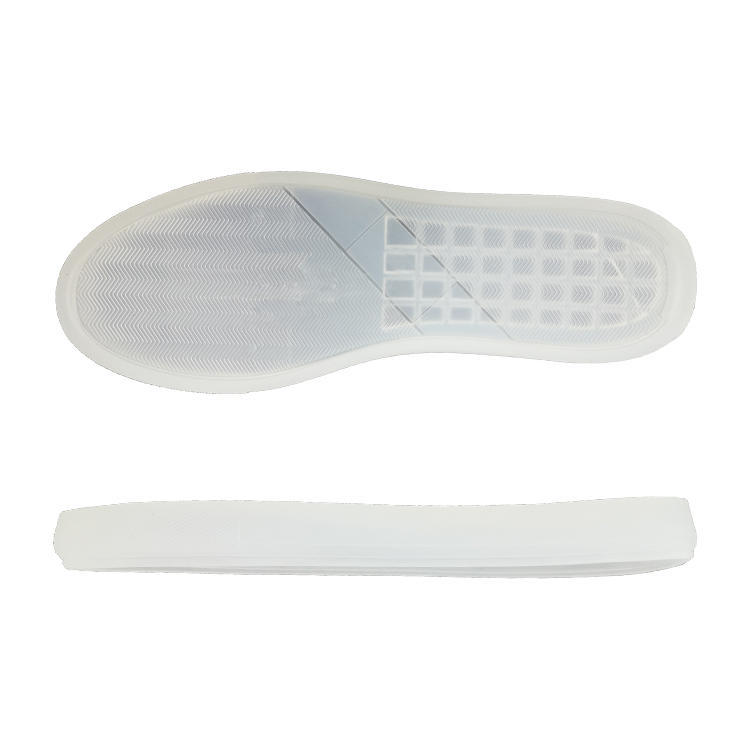 New design fashion casual transparent vulcanization rubber sole for skateboard shoes