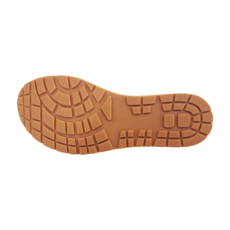 High cost performance fashion casual round head oxford falt rubber sole for women sandal