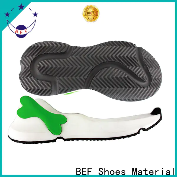 BEF white pu outsole man sandal