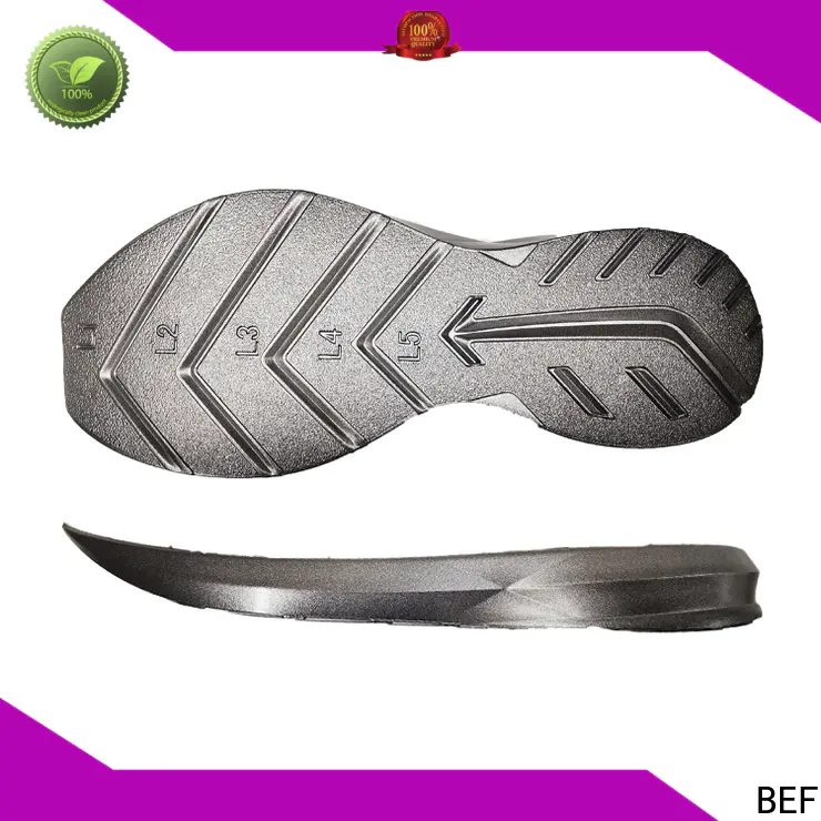 BEF custom polyurethane sole sole woman sandal