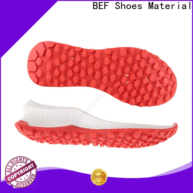 BEF white athletic shoe soles woman sandal