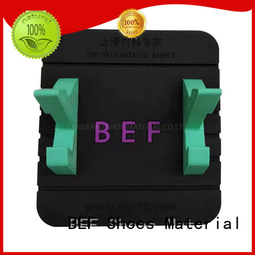 BEF rubber shoe sole material bracket for shoes production