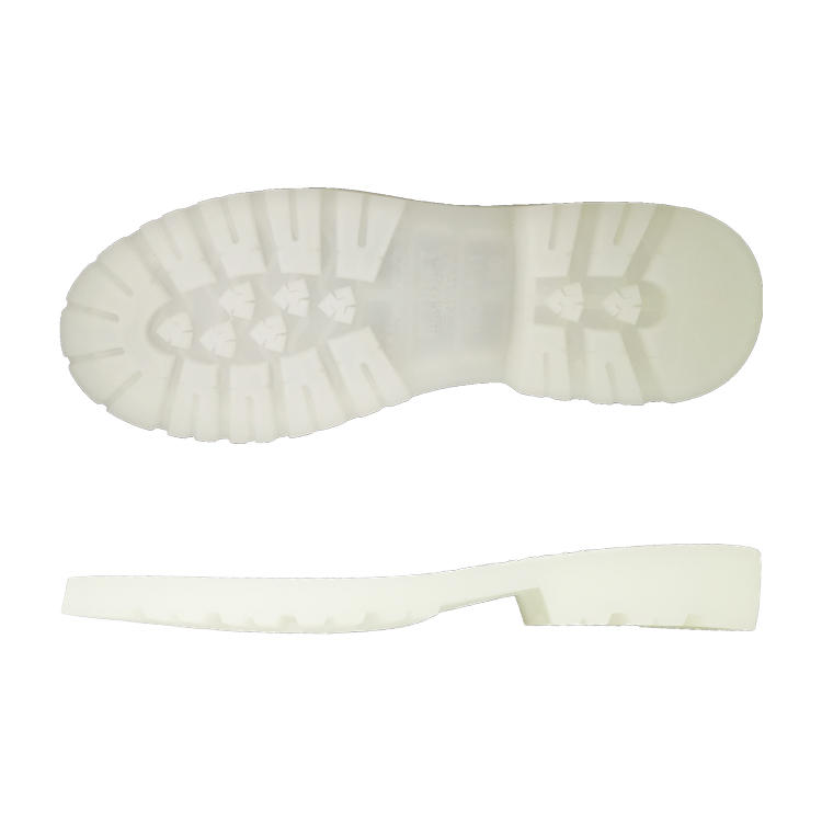 New arrival fashion dress transparent luminous rubber outsole for tooling shoes
