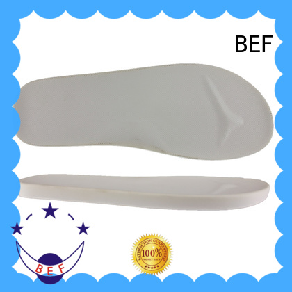 BEF white pu outsole shoe woman sandal
