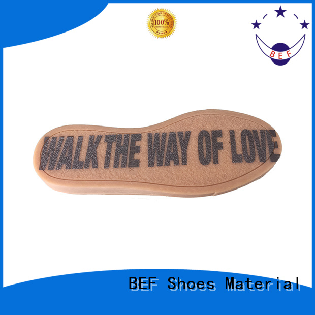 BEF factory rubber shoe soles for wholesale for women