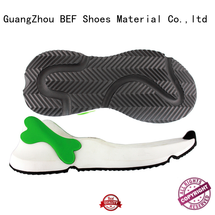 BEF white synthetic sole high durability man sandal
