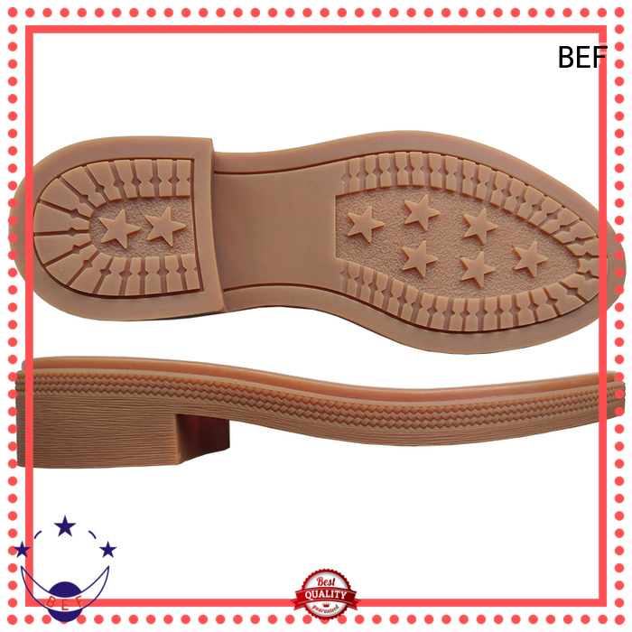 BEF formal sole of a shoe