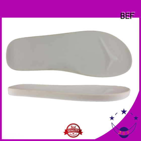 BEF white pu outsole man sandal