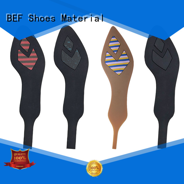 BEF durable rubber sole heels factory price shoes fabrication