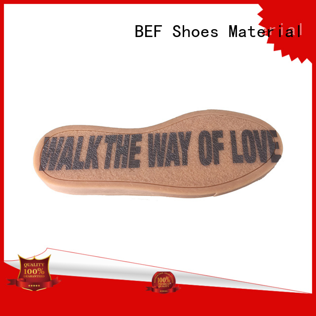 BEF factory rubber shoe soles highly-rated for men