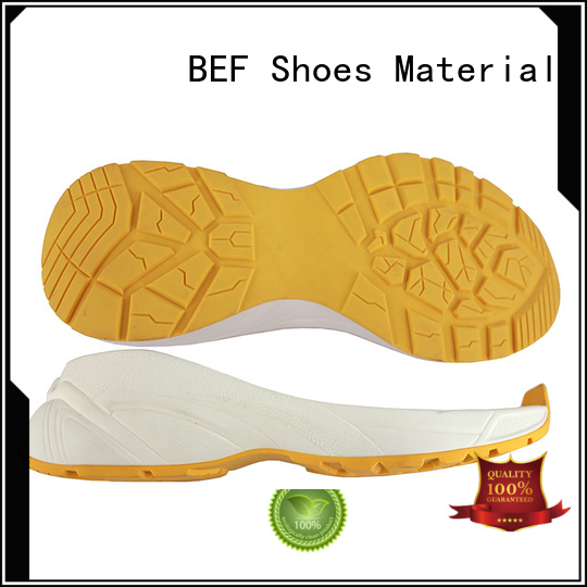 BEF white pu outsole high durability man sandal